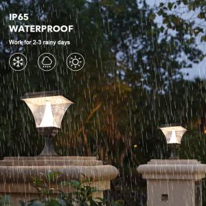 Wholesale Intelligent Solar Pillar Light IP65 Water Resistant Multipurpose from china suppliers