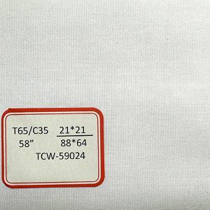 Wholesale Plain Weave Cotton Blend Polyester Fabric 88*64 59 Inch Shirt Fabric from china suppliers