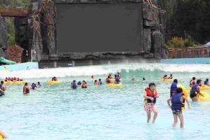 Wholesale Theme Artificial Wave Pool Water Park Fiberglass Vacuum Wave Machine OEM for Aqua Park from china suppliers