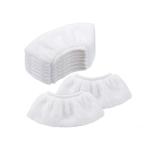 Universal White 13.5 Inch Length Steam Mop Washable Pads