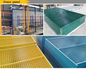 Wholesale 6*10ft Size Metal Base mesh spacing 2&quot;x4&quot; Canada Temporary Fence Panels diameter 9.5 GA diameter from china suppliers