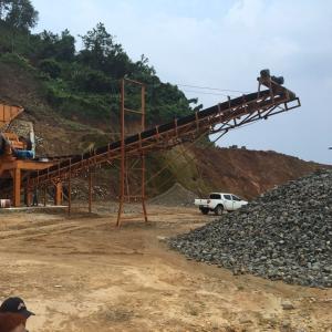Wholesale Heavy Duty Carbon Steel Conveyor Belt Equipment , Mining Conveyor System from china suppliers