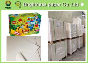 Wholesale One Side Coated White Cardboard Sheets For Packaging Boxes Eco Friendly from china suppliers