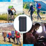 Wireless Fast Charging Portable Solar Power Bank 10000mAh 20000mAh 30000mAh