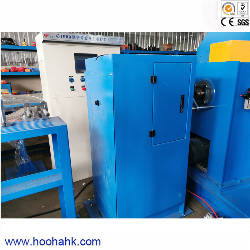 Power Cable Stranding Machine / 1000mm Cantilever Single Twisting Machinery