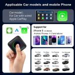 Multi Media Cpc200 Tbox Ambient 128Gb Wireless Car Play Adapter Box Youtube