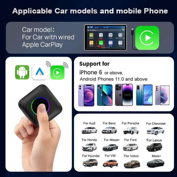 Multi Media Cpc200 Tbox Ambient 128Gb Wireless Car Play Adapter Box Youtube