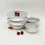 Food Grade 8 Inch Aluminum Foil Pans With Lids Round Shape