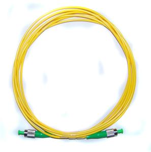 Wholesale G657A1/A2 Yellow Fiber Optic Patch Cord Single mode cables ABS Material from china suppliers