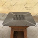 Cooking Corten Steel Plancha Grill 2mm Thickness