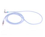 Blue White RCA Audio Cable 3.5mm Right Angle Plug 0.75m - 2m Length