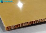 Phenolic Resin Aramid Honeycomb Panels For Yacht Wall / Ceiling 40g/M2 Weight