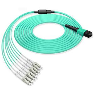 Wholesale LC Multimode Gigabit Fiber Optic Cable Connector MPO Jumper OM3 OM4 from china suppliers