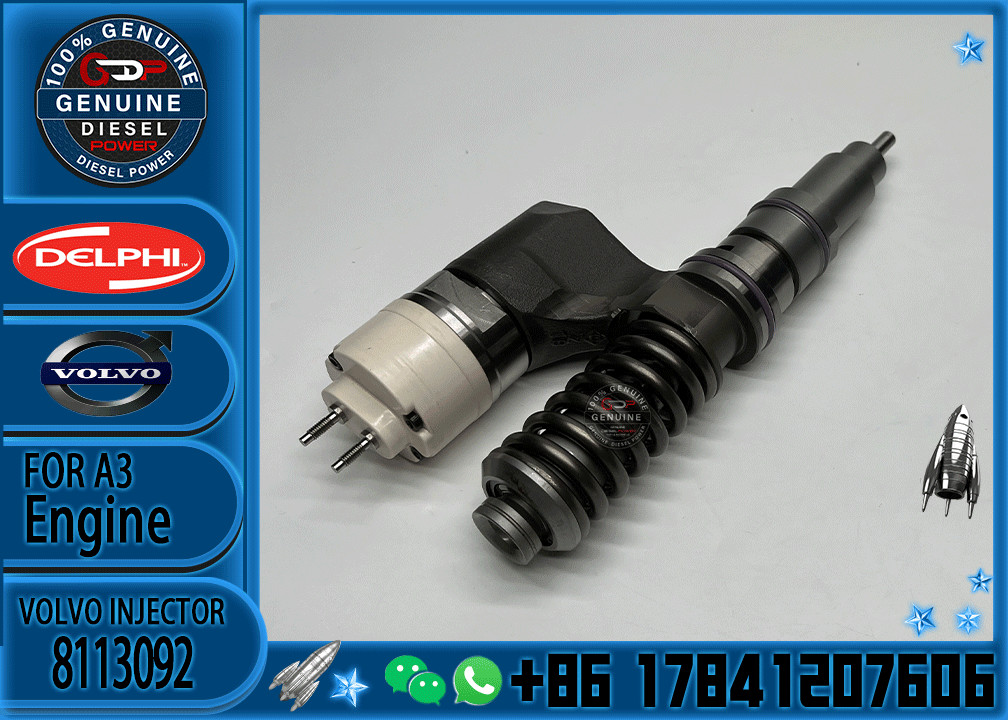 Common Rail Fuel Injector BEBE4B01004 3964404 8113092 8113411 8170998 BEBE4B12003 BEBE4B12004 For VOL EC460B EC360B