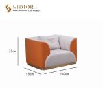 Hotel Sofa, Lobby sofa, Leisure sofa, Villa Sofa, PU Leather Upholstery, High
