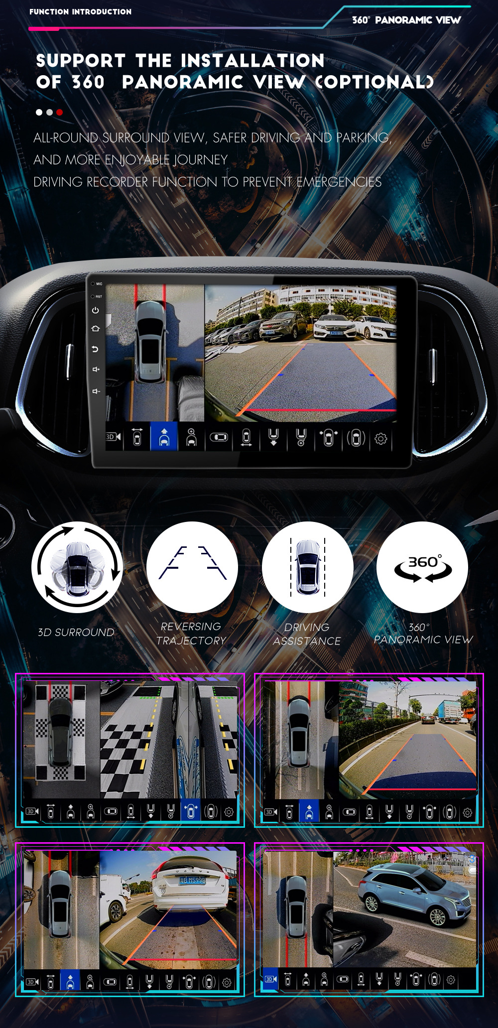 2 Din Android Car Radio Multimedia Video Player for Universal Car Fitment and Player