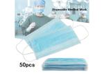 17*9.5cm Disposable Face Mask 3 Ply Non Woven For Anti Covid-19 / Dust
