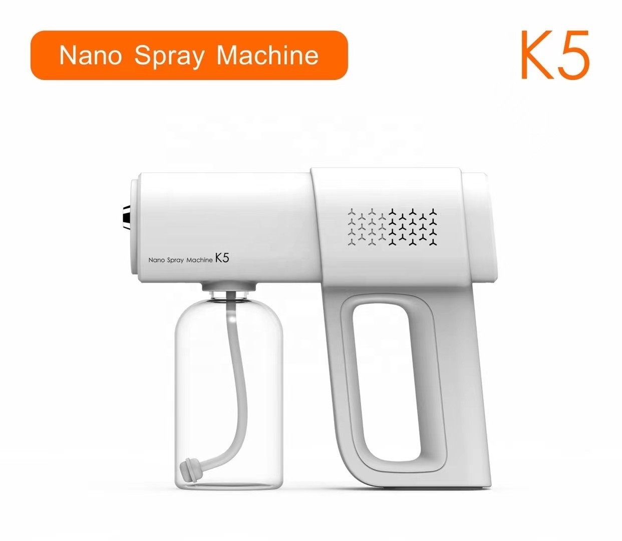 Nano Spray Machine Disinfection Spray Gun Spray Distance 1-1.5 Meters Use 4 Hours