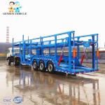 Electrical Hydraulic 6 Cars Skeletal Sedan Semi Car Hauler Trailer