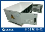 Two Compartment Weatherproof Outdoor Cabinet For Telecom Equipment With High