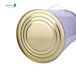 Inner Gold Tinplate Bucket , Sustainable White 5 Gallon Bucket Bucket