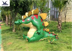 Wholesale Outdoor Indoor Cartoon Dinosaur Fiberglass Statues For Amusement Park Decoration from china suppliers