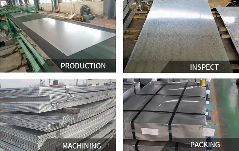 1500mm SGCC Galvanized Steel Plate Sheet Zinc Layer 80 120 180 275 G/M2