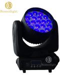 19*12w 4in1 Rgbw DMX Zoom Wash Beam Moving Head Light for DJ Bar Disco Compact