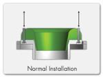 Flexible Polyurethane Molded Foam Toilet Gasket / Seals / Ring