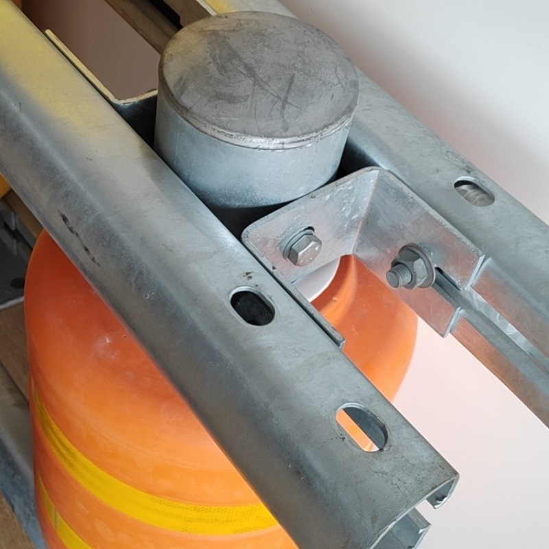 Road Safety Rotary Guardrail EVA/PU Foam Drum Barrel with ISO9001 2008 Certification
