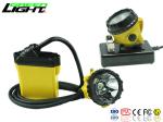 25000 Lux Brightness Miners Helmet Lamp Aluminum Lighting Cup Material Cree