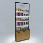 Various Shapes Cosmetic Retail Display , Cosmetic Shop Interior Design For