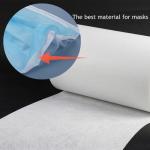 175MM Meltblown Nonwoven Fabric 25 Grams PP Melt Blown Fabric For Disposable