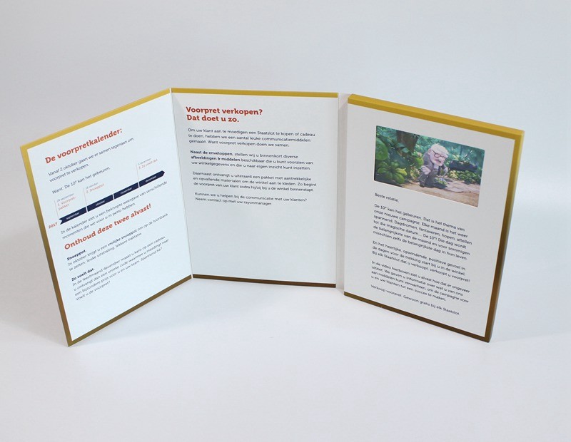 Business Gift Video In Print Brochure 7 Inch Video Book Custom Printing Hardcover