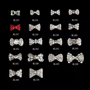 Wholesale Hot NEW Wholesale Alloy Jewelry 3D Nail Art Jewelry Nail rhinestones Sticker Supplier Number ML153-170 from china suppliers