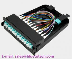 Wholesale Multi Mode OM3 Fiber Optic Terminal Box Mpo Cassette Patch Panel from china suppliers