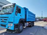 10tires 336HP Secondhand Peacock Blue Sinotruck HOWO 6*4 Dump Truck Euro 3/4/5