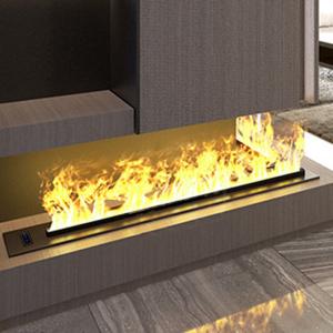 Wholesale 1200mm Indoor Luxury stainless steel Fireplace Fake Flame Water Vapor Fireplace from china suppliers
