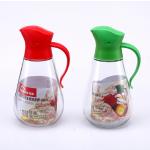 550ml Auto Flip Glass Seasoning Bottles For Kitchen Sauce Oil Vinegar
