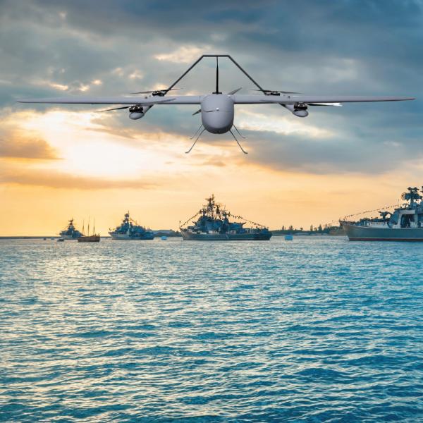 Industrial Fixed Wing VTOL UAV Oil Gas Electric Drone Police Military Logistics