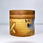 Food Tea Chocolate Printed Paper Cylinder Container With Window