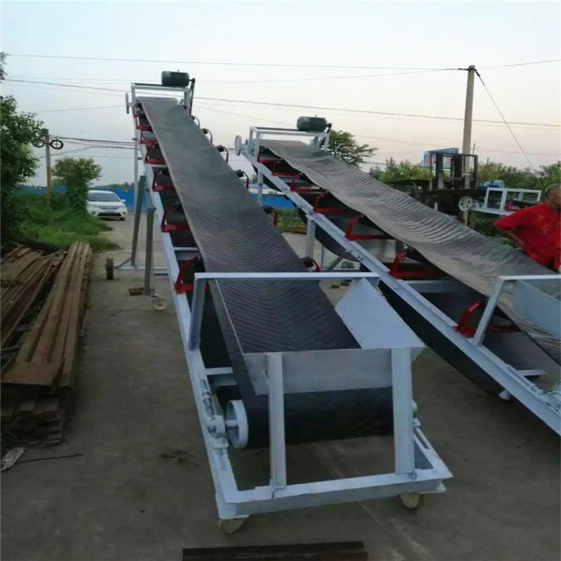 OEM Custom Portable Inclined Industry Belt Conveyor Machine Conveyor Belt System