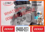 Common Rail Fuel Pump PC300-7 excavator 6D114 engine 094000-0551 fuel injection