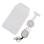 Silicone Doctor and Nurse Watch Fob Pocket Watch Brooch Lapel with Clip Medical
