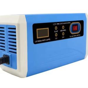 Wholesale FCP Function 12V 24V 10A 5A Universal Auto Battery Charger Pulse Repair for Motorcycle Car Battery OEM/ODM Orders Accepted from china suppliers