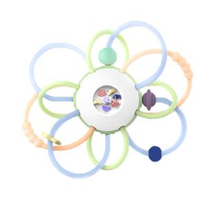 Wholesale Baby Puzzle Silicone Hand Grab Ball Toy Food Grade Silicone Early Education Vocal Hand Grab Ball Toy from china suppliers
