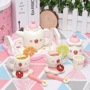 Wholesale Lemon Simulation Kitchen Wooden Set Creative White Afternoon Tea from china suppliers