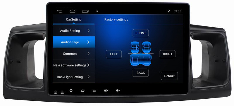 Ouchuangbo car multi media android 8.1 for Toyota Corolla 2013 with USB SWC 1080P Video gps navigation BT