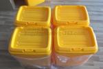 Dog Food Storage Container Large Airtight PET Food Container Measuring Cup 19lb