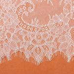 Green Environmental Protection Eyelash Lace Fabric for Wedding Dress